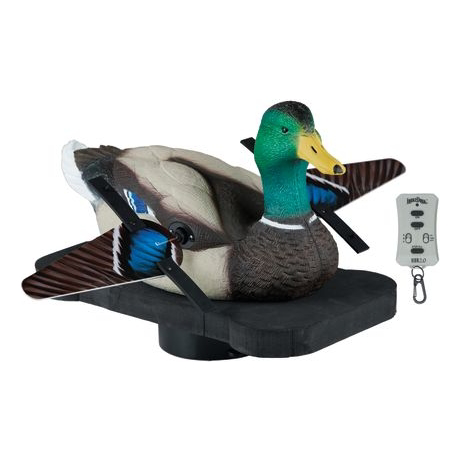 Lucky Duck Lucky Splasher HD Motorized Duck Decoy with Remote 2.0